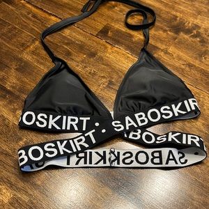 Saboskirt bathing suit top size medium